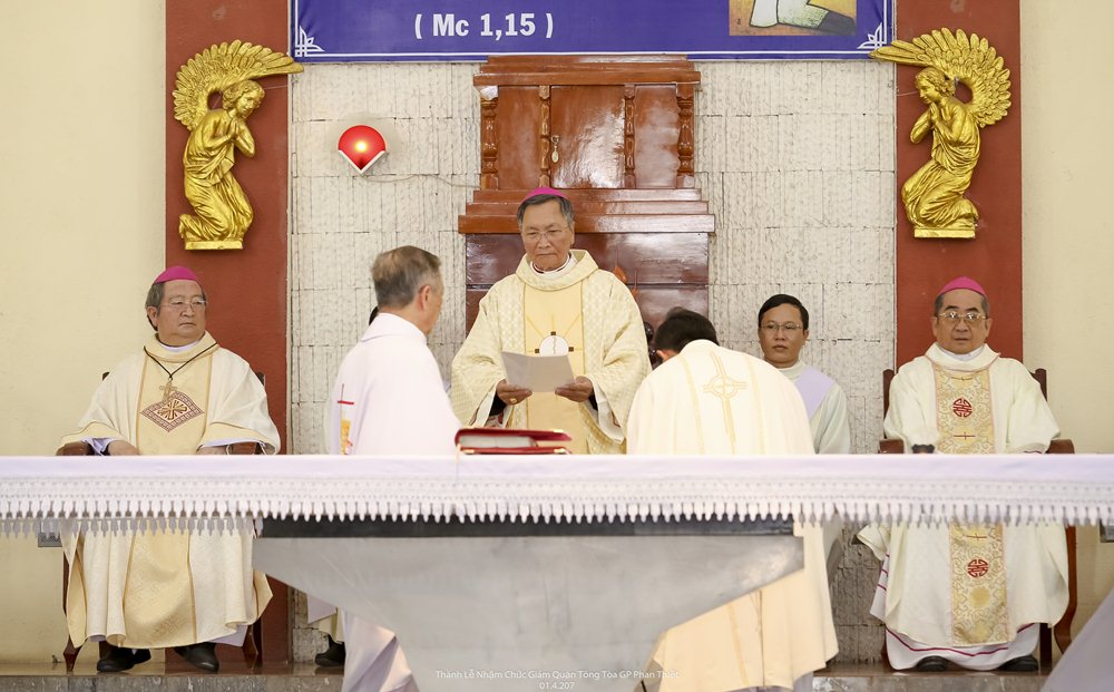 Giáo phận Phan Thiết: Thánh lễ nhậm chức Giám quản Tông tòa