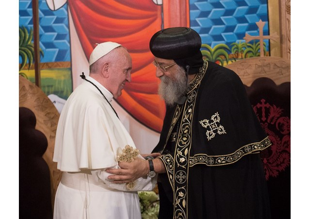 Đức Thánh Cha viếng thăm Tòa Thượng Phụ Chính Thống Copte