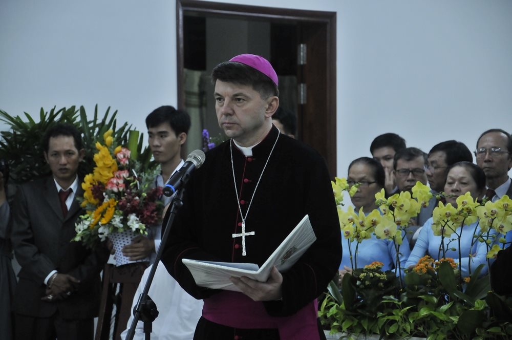 Diễn từ chào mừng Đức Tổng Giám mục Marek Zalewski của Chủ tịch HĐGM VN