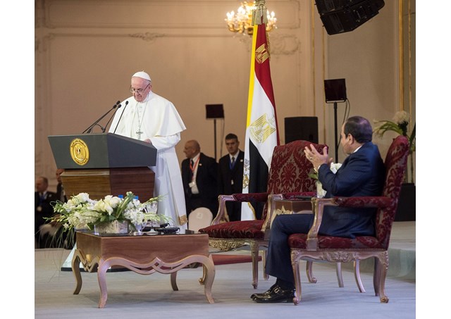 Đức Thánh Cha gặp gỡ các giới chức chính quyền Ai Cập