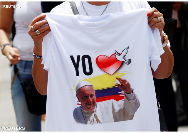 Sứ điệp Video của Đức Thánh Cha gửi nhân dân Colombia